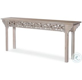 Reynolds White Washed Console Table