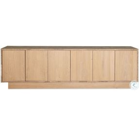 Aidan Natural Stain Large Media Console