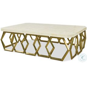 Devon Cream And Gold Occasional Table Set