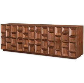 Grand Tour Furniture Brown 4 Door Glendale Credenza