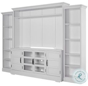 Oceancrest Effortless White Entertainment Wall