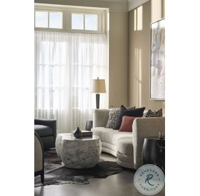 Cadence Carrara Marble Large Bunching Cocktail Table