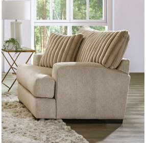 Loughlin Light Brown Upholstered Chair