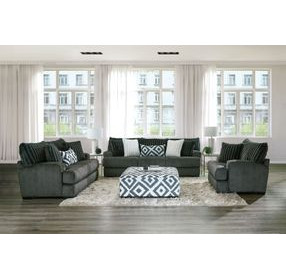 Loughlin Gun Metal Living Room Set