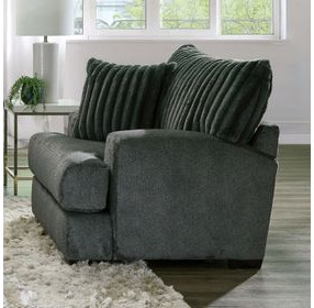 Loughlin Gun Metal Upholstered Chair