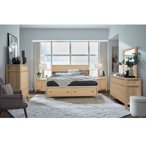 Merrifield Sandstone Beige Storage Panel Bedroom Set