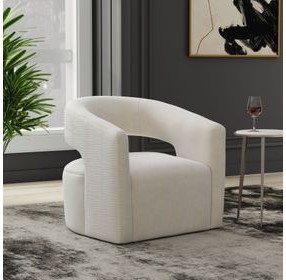 Orbit Elise Natural Open Back Accent Chair