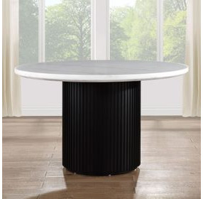 Colvin White 52" Round Dining Table