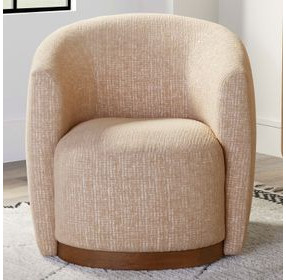 Tatum Sand Dollar Swivel Accent Chair