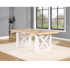 Magnolia Brown 72" Extendable Rectangular Dining Table