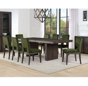 Evan Brown Extendable Rectangular Dining Room Set
