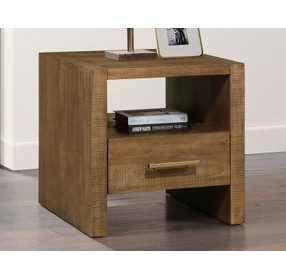 Garland Brown Square End Table