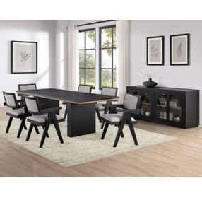 Magnolia Toffee Extendable Rectangular Dining Roon Set
