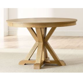 Rylie Natural 48" Round Dining Table