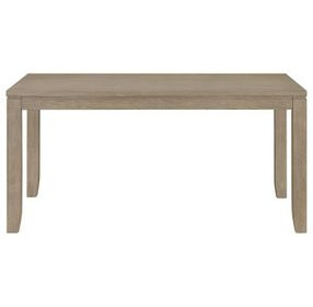 Yorktown Sand 60" Rectangular Dining Table with 6 Side Chairs