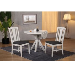 Summer Winds II Gray Fan Back Upholstered Dining Side Chair Set of 2