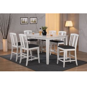 Summer Winds II Gray Fan Back Upholstered Counter Height Stool Set of 2