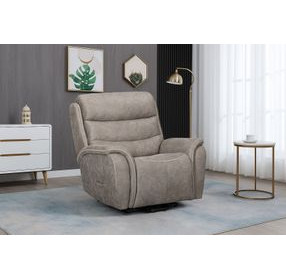 Kamari Gray Power Lift Recliner with Heat and Massage