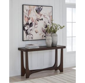 Korestone Dark Brown Rectangular Sofa Table