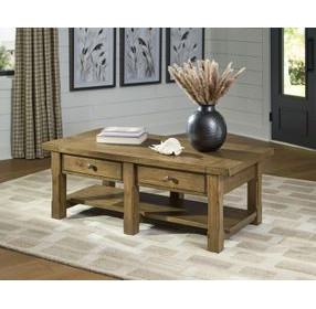 Vandenmore Medium Brown Rectangular Occasional Table Set