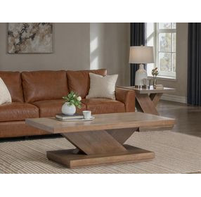 Ashcombe Antique Wheat Square Cocktail Table