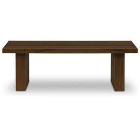 Denby Brown Outdoor Rectangular Occasional Table Set