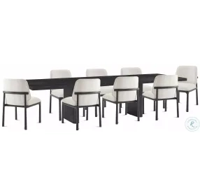 Kesden Silent Black 92" Extendable Rectangular Dining Room Set