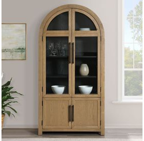 Magnolia Sand 4 Door Curio Cabinet