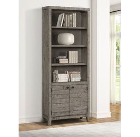 Tempe Grey Stone 32" Open Top Bookcase