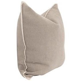 The Not So Basic Latte Performance Fabric 22" Essential Pillow Set of 2