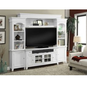 Tidewater Vintage White 3 Piece Small Entertainment Wall