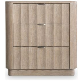 Loggia Aria 3 Drawer 21" Nightstand with USB Charging