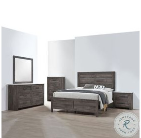 1457 Rustic Grey King Bed