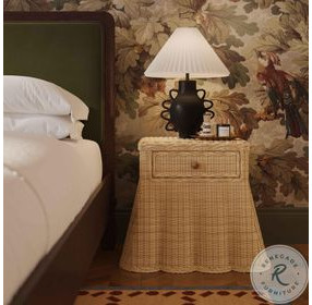 Pentra Natural Rattan 1 Drawer Nightstand