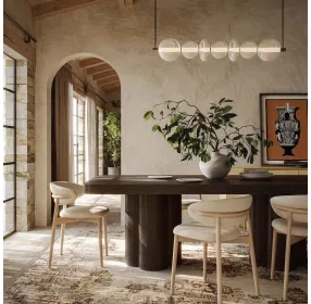 Bambi Dark Brown Rectangular Dining Room Set