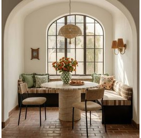 Celine Tan Performance Fabric Upholstered Dining Chair Set of 2