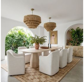 Brocha Natural Driftwood Rectangular Dining Room Set