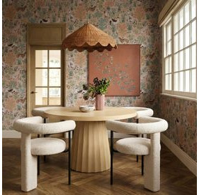 Synn Cream Performance Fabric Upholstered Dining Chair