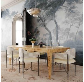 Sezanne Cream Performance Fabric Dining Chair