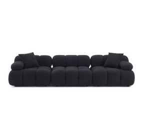 Calliope Black Modular Living Room Set