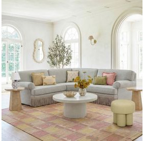 Darcy White Round Outdoor Concrete Top Coffee Table