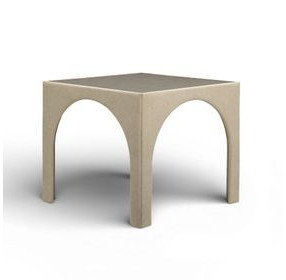 Tomlin Tan Performance Fabric 35" Square Game Table