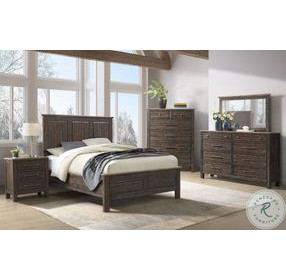 Transitions Two Toned Driftwood and Sable 8 Drawer Dresser