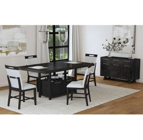 Pinnacle Light Gray Upholstered Counter Height Side Chair Set of 2