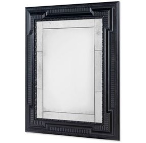 Tara Shaw Noir Rectangular Sainte Martin Wall Mirror