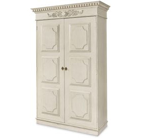 Tara Shaw Aged Cream 2 Door Fountainebleau Wardrobe