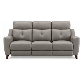 Cordell Slate Leather Zero Gravity Power Reclining Living Room Set