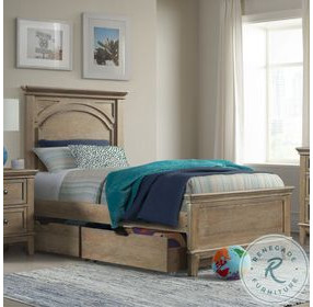 Leland Sandwash Youth Storage Bedroom Set