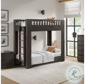 Bello Cocoa Twin Over Twin Bunk Bed