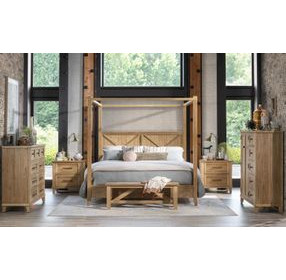 XXXs and OOOs Amber Panel Bedroom Set